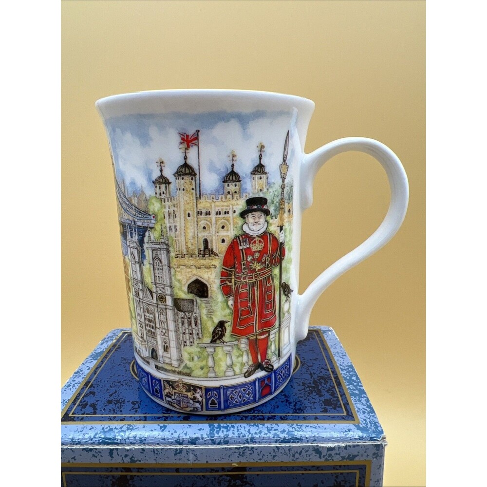JAMES SADLER Fine China Mug London Heritage Collection THAMESIDE BEAKER